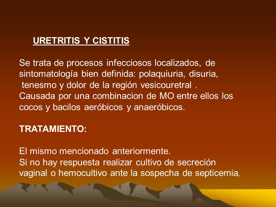 uretritis causada por cistitis uretritis causada por cistitis